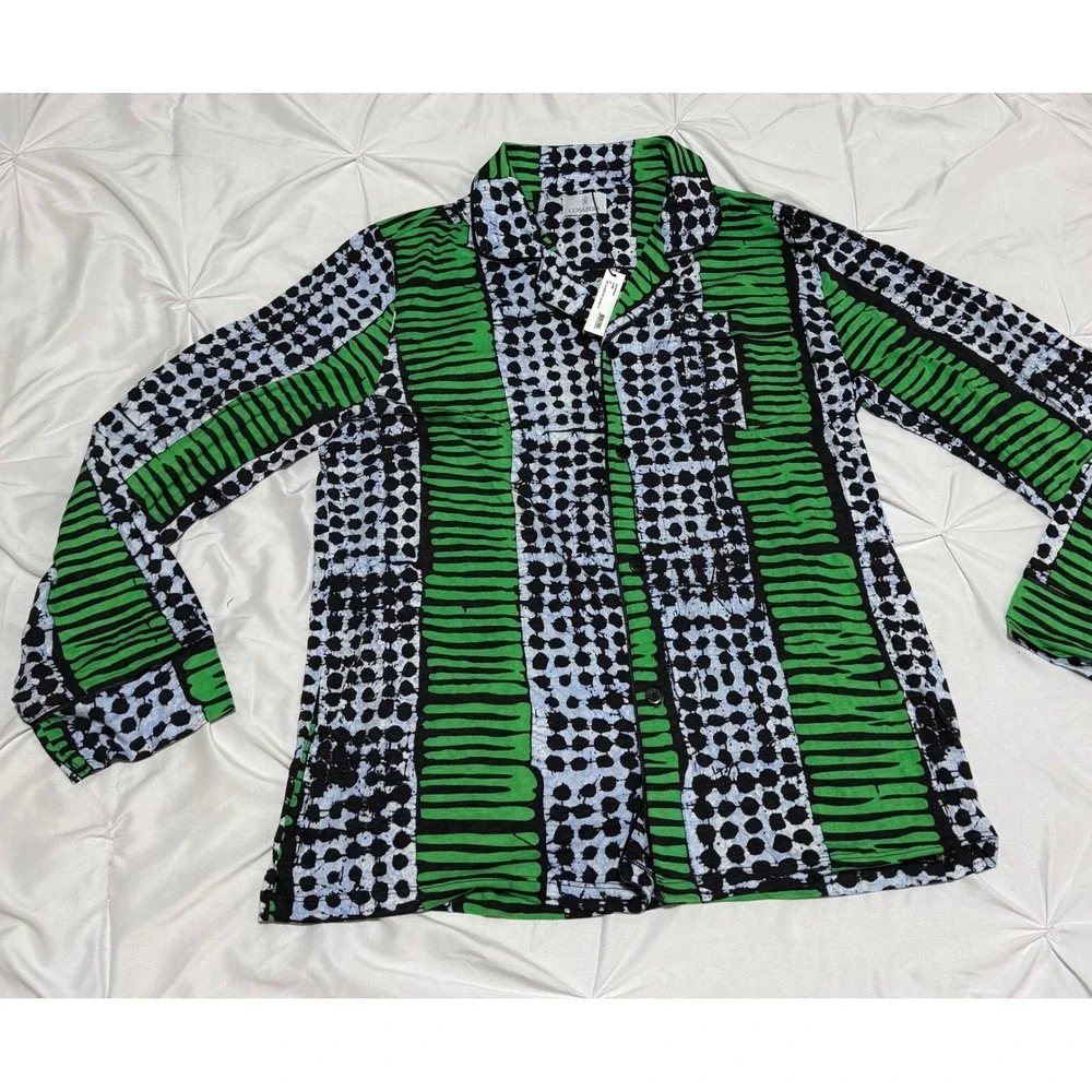 CosaBella‎ Printed Men's Classic Long Sleeve Top & Pant Pajama Set size XL